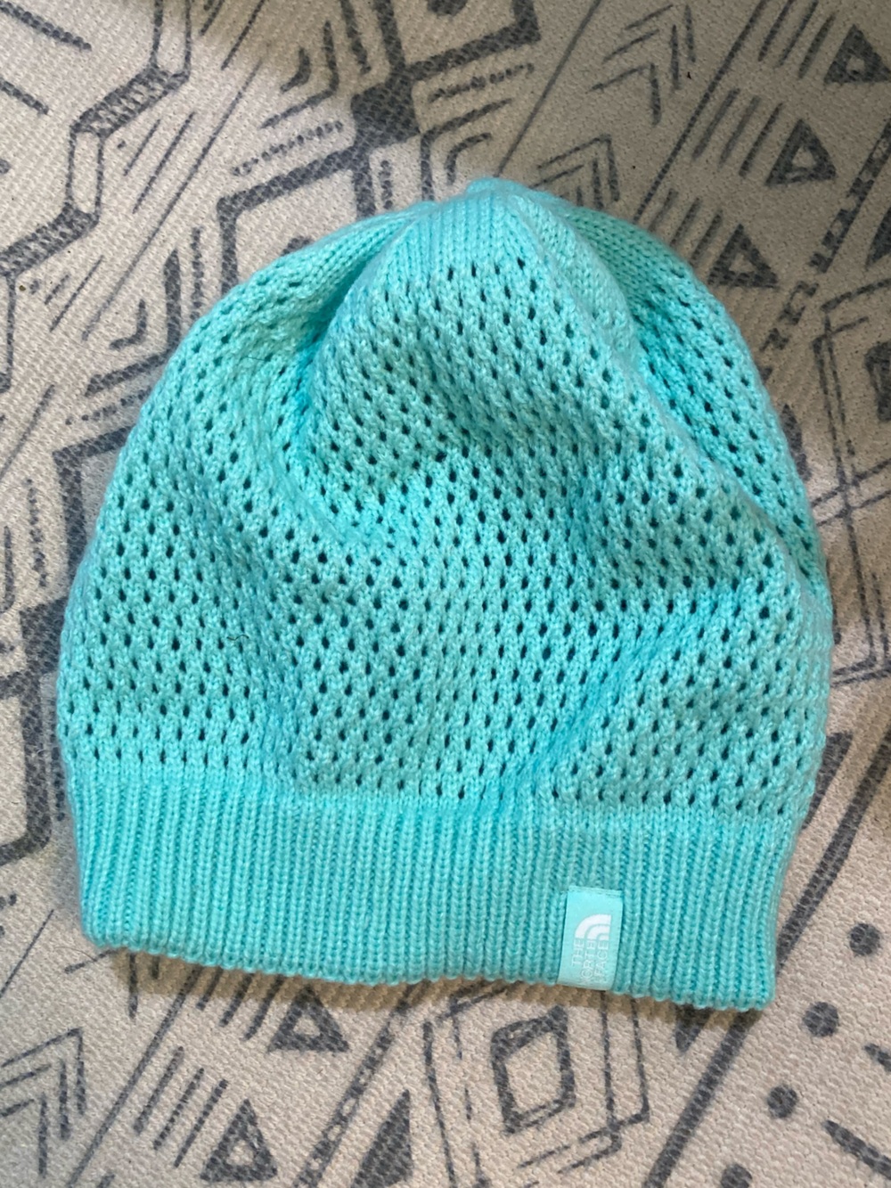 NWOT The North Face Youth Shinsky Reversible Beanie Teal/blue